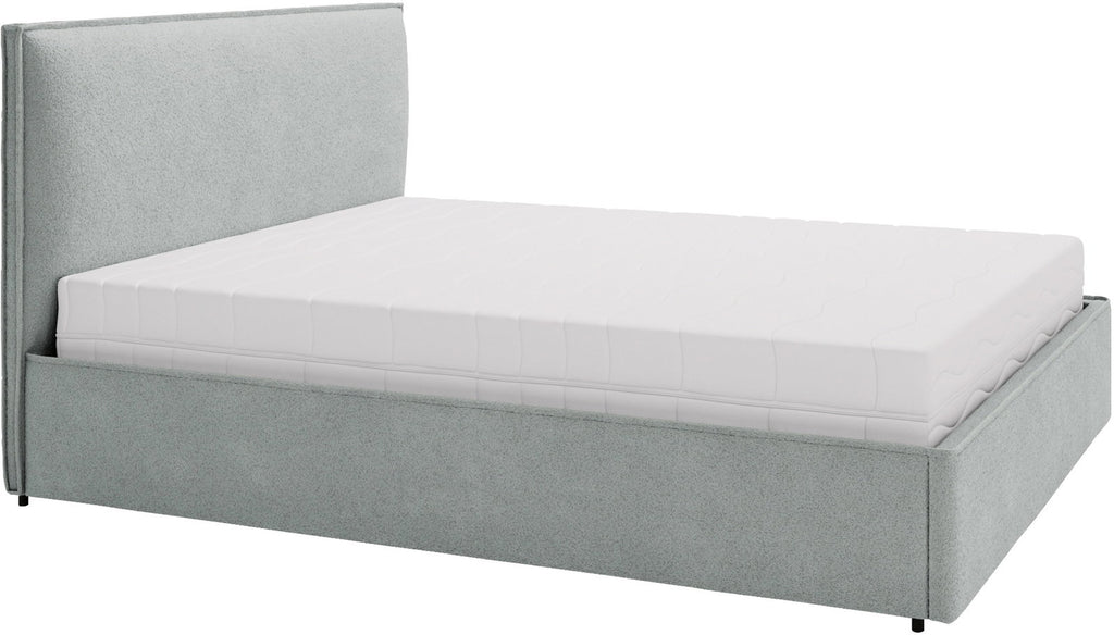 Επενδυμένο Κρεβάτι Bianco Grant-Γκρι Ανοιχτό-140 x 200