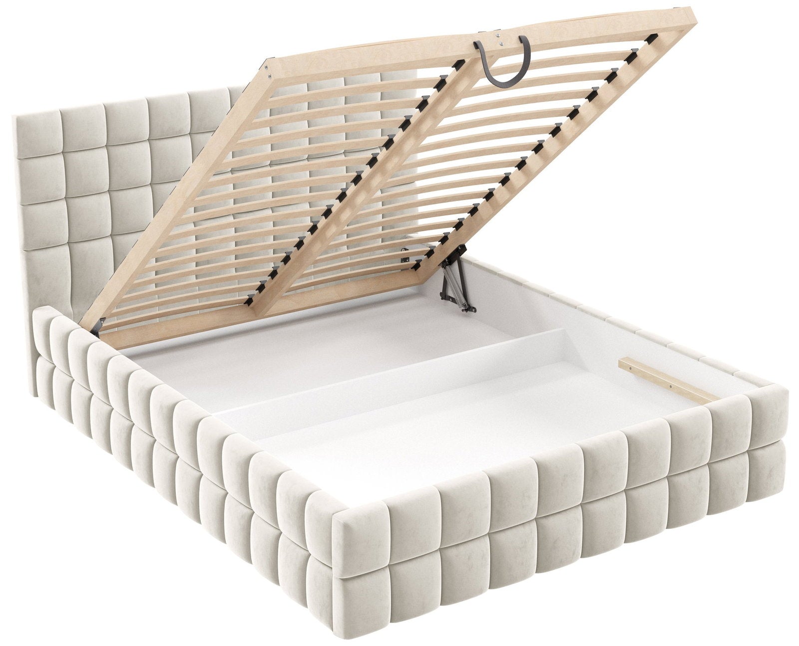 Επενδυμένο Κρεβάτι Ardea-Μωβ-160 x 200