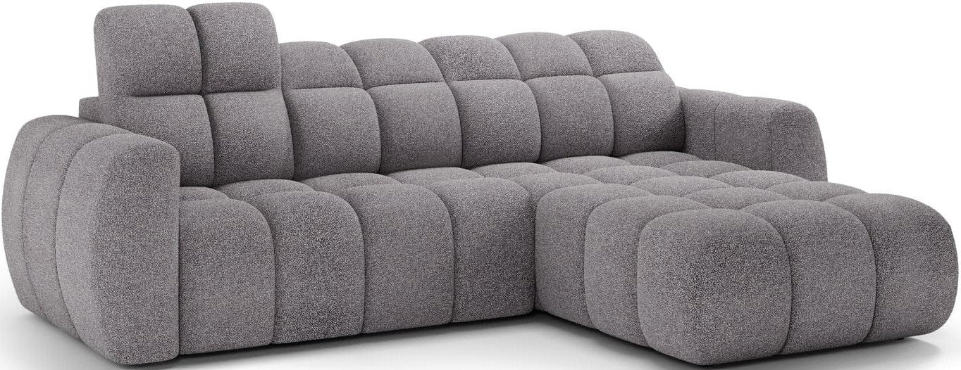 Γωνιακός καναπές Comfora-Γκρι-Δεξιά