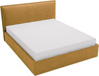 Επενδυμένο Κρεβάτι Bianco Grant-Μουσταρδί-180 x 200
