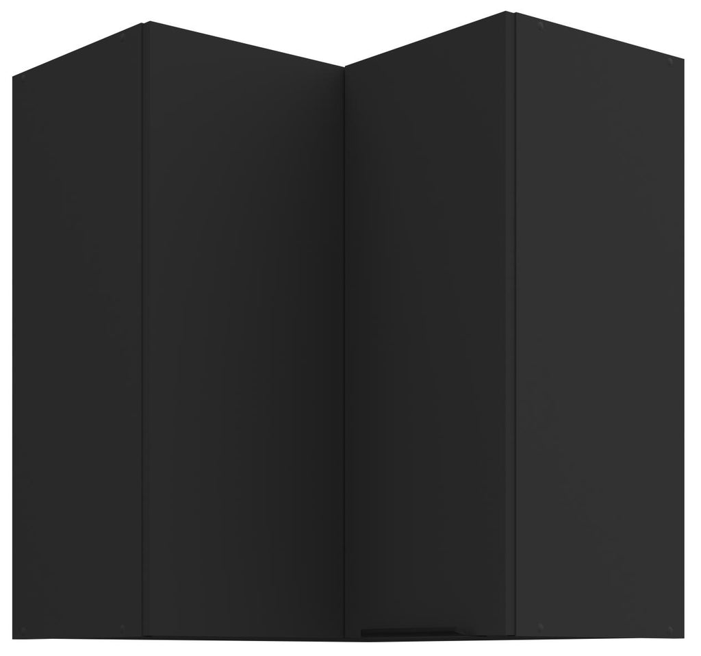 Κρεμαστό ντουλάπι γωνιακό Arianna 60x60 GN 72 2F-Μαύρο