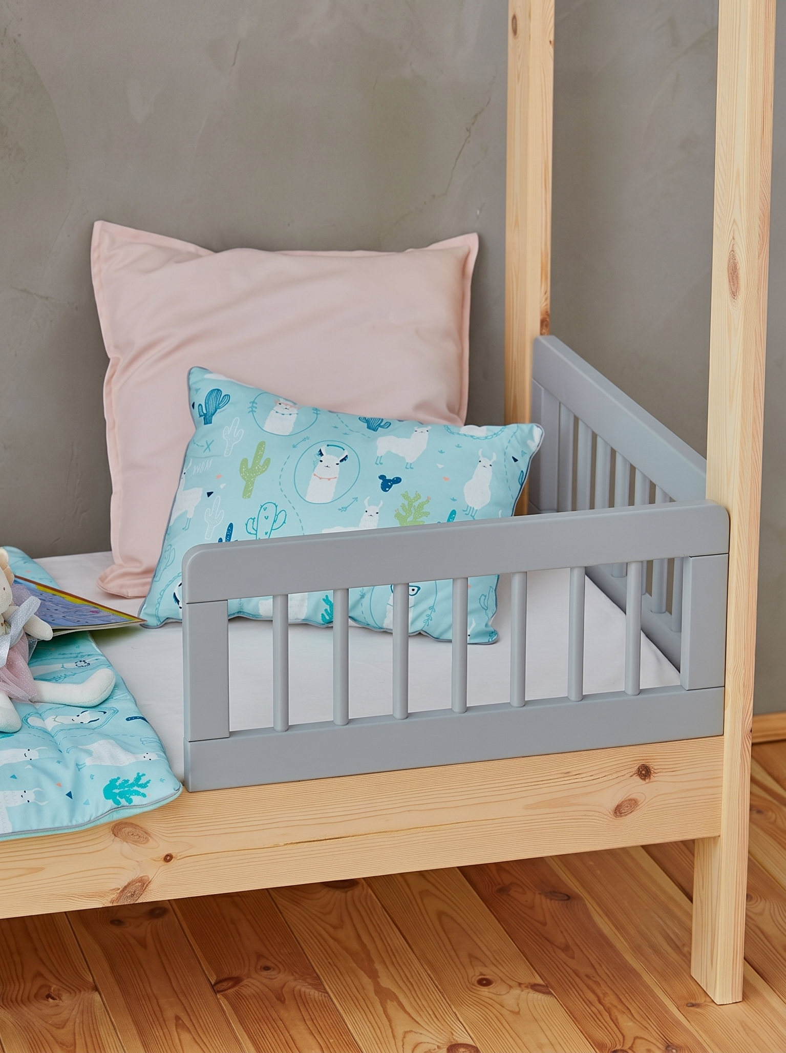 Κάγκελο Κρεβατιού Basic HouseBed-70x160-Γκρί