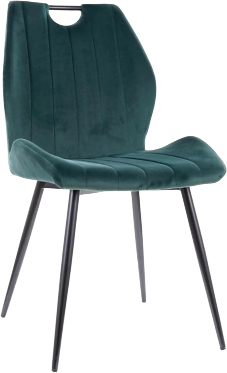 Καρέκλα Arco Velvet-Prasino