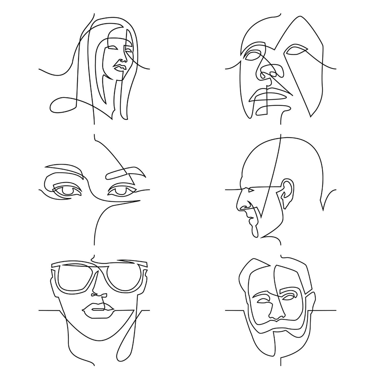 Πλακάκι FACE LINE White KARAG 25x25cm