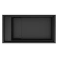 Νεροχύτης κουζίνας DIALOGO 360 Black 86 ELLECI 86x46cm