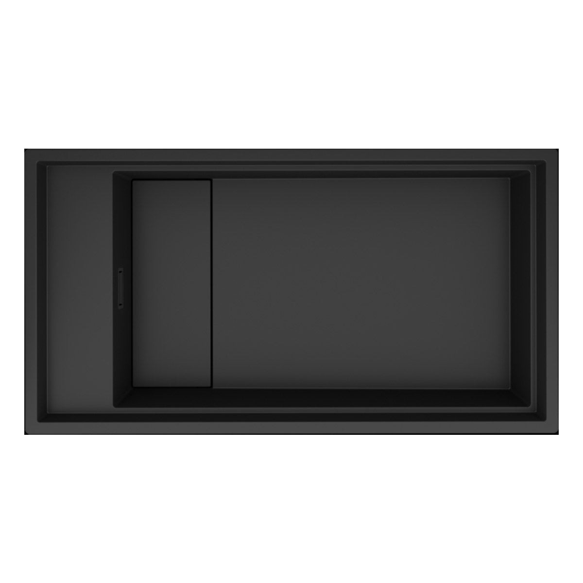 Νεροχύτης κουζίνας DIALOGO 360 Black 86 ELLECI 86x46cm