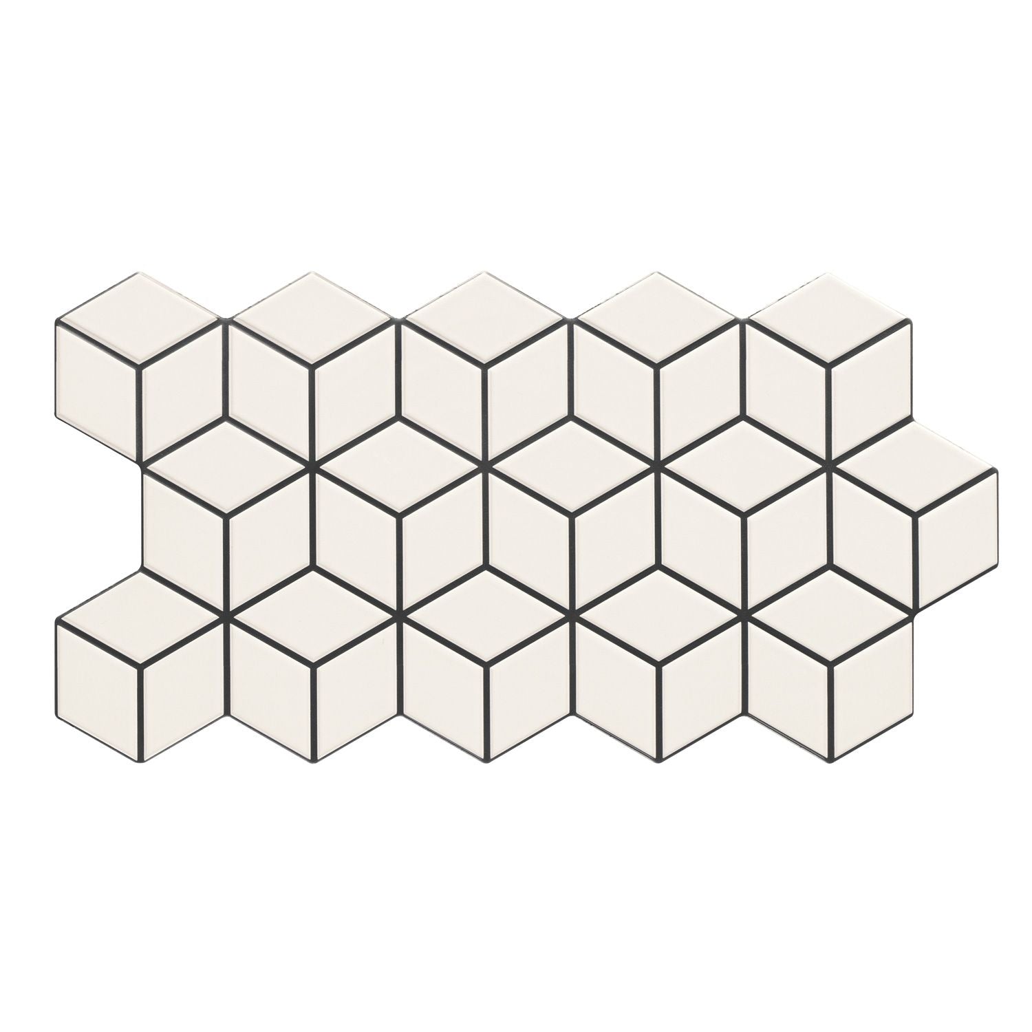 Πλακάκι RHOMBUS Snow KARAG 26,5x51cm