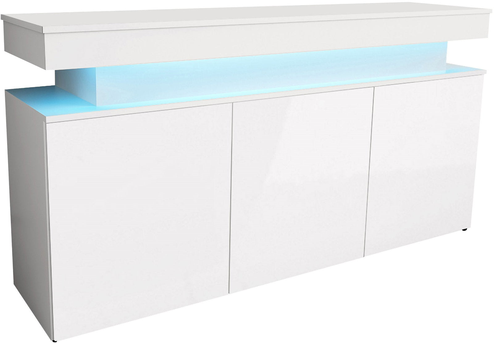 Μπουφές Glossa 160 με LED-Leuko