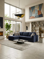 Γωνιακός καναπές Lina plus-Mple Special-265 x 150 εκ.-Δεξιά