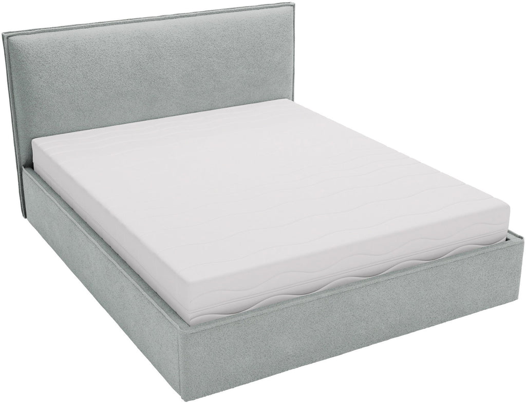 Επενδυμένο Κρεβάτι Bianco Grant-Γκρι Ανοιχτό-180 x 200