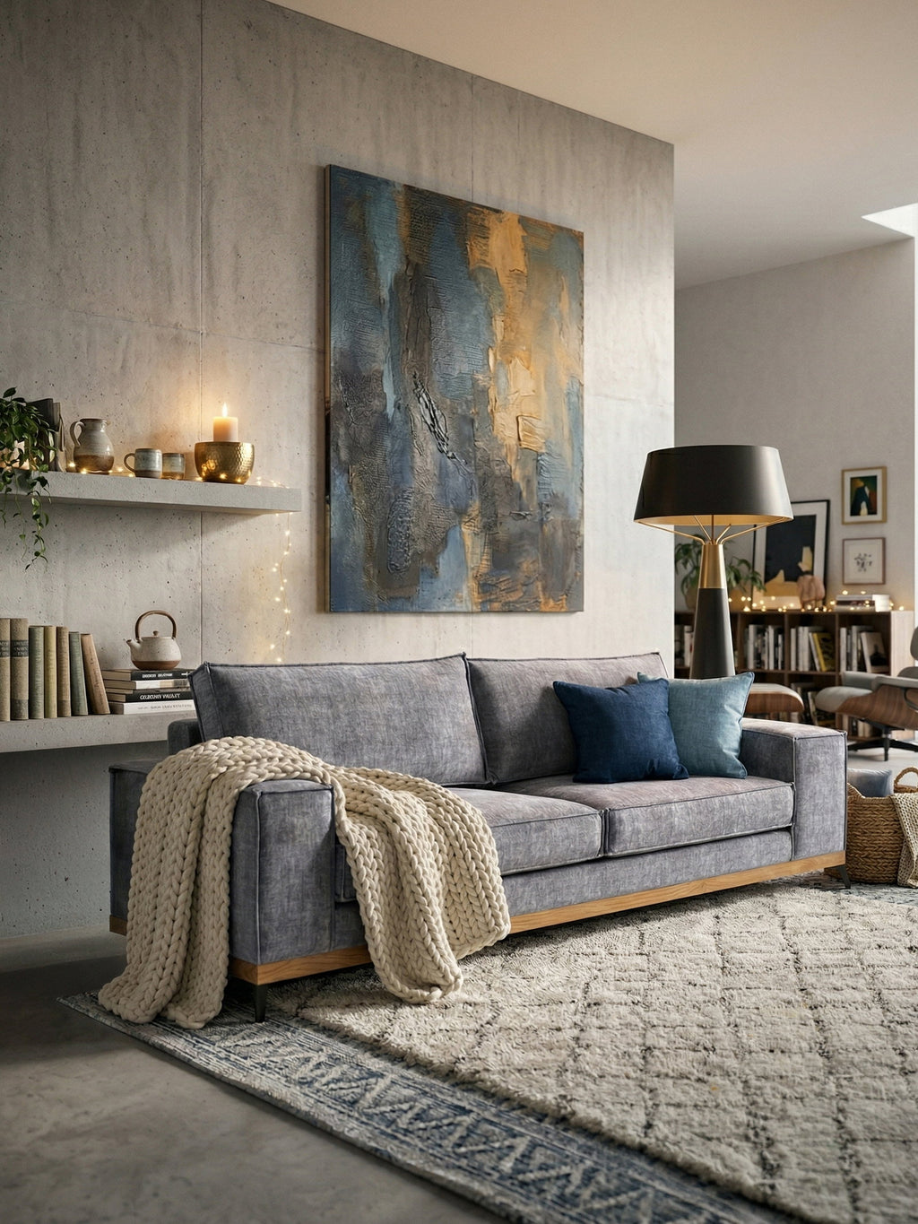 Καναπές Fredrik Τριθέσιος-Smoke