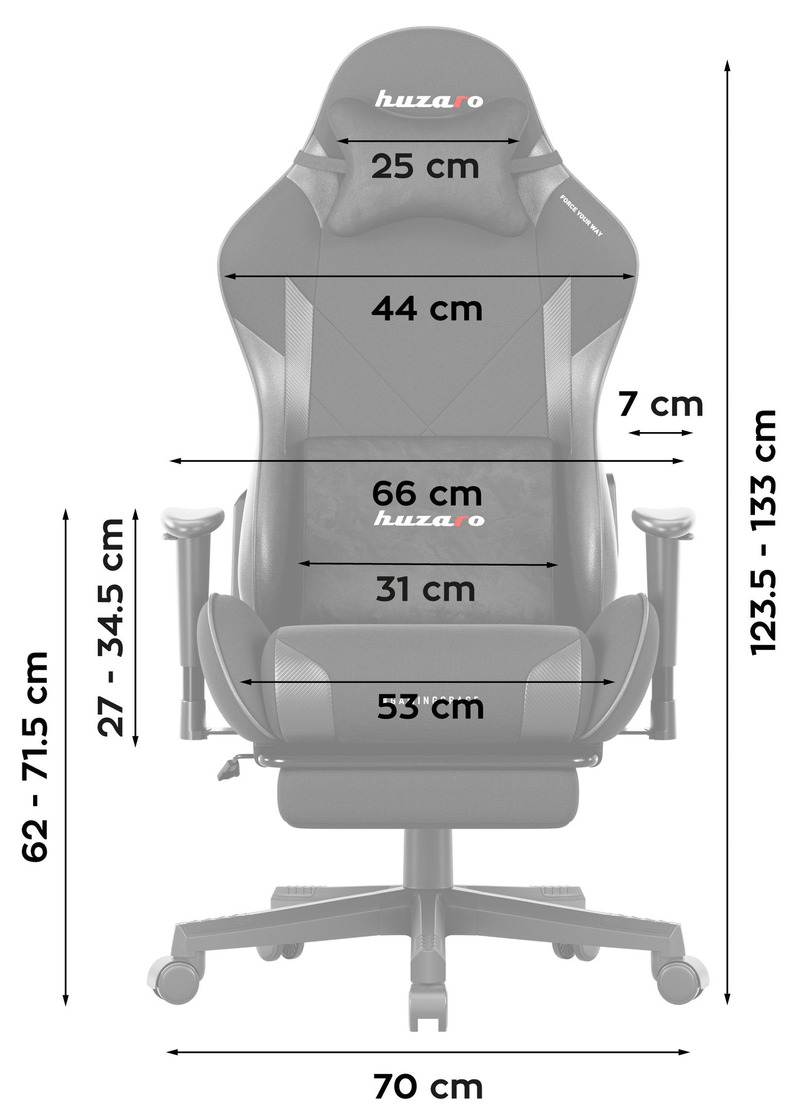 Καρέκλα Gaming Force 5.7 – Μαύρο