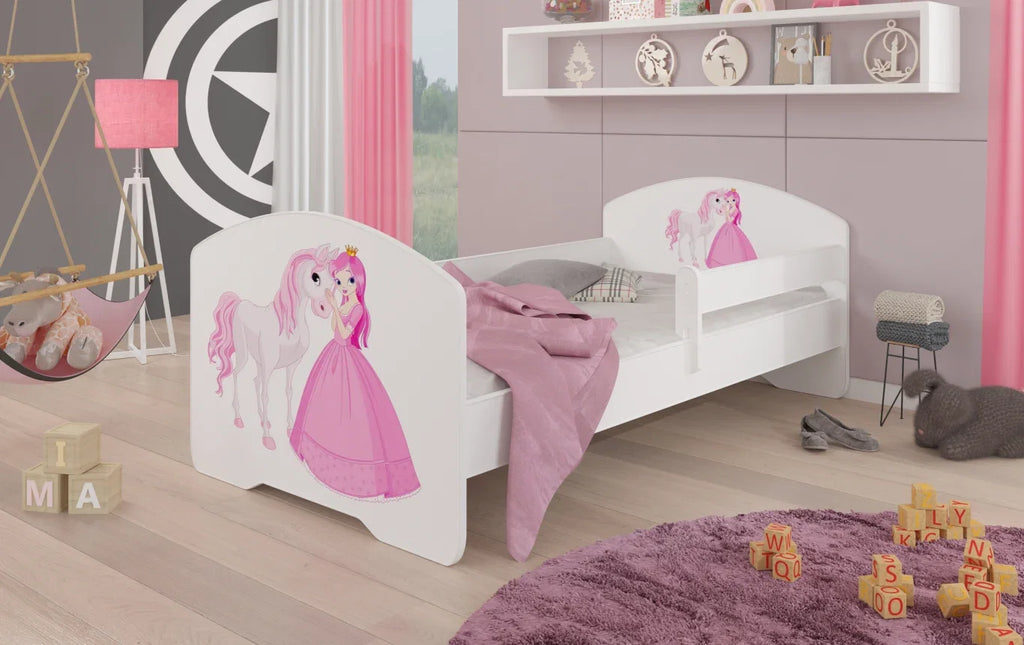 Παιδικό Κρεβάτι Belossi I-Princess -140 x 70-Με προστατευτικό