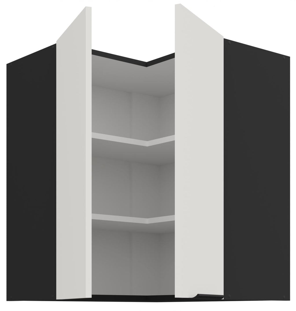 Κρεμαστό ντουλάπι γωνιακό Arianna 60x60 GN 72 2F-Λευκό
