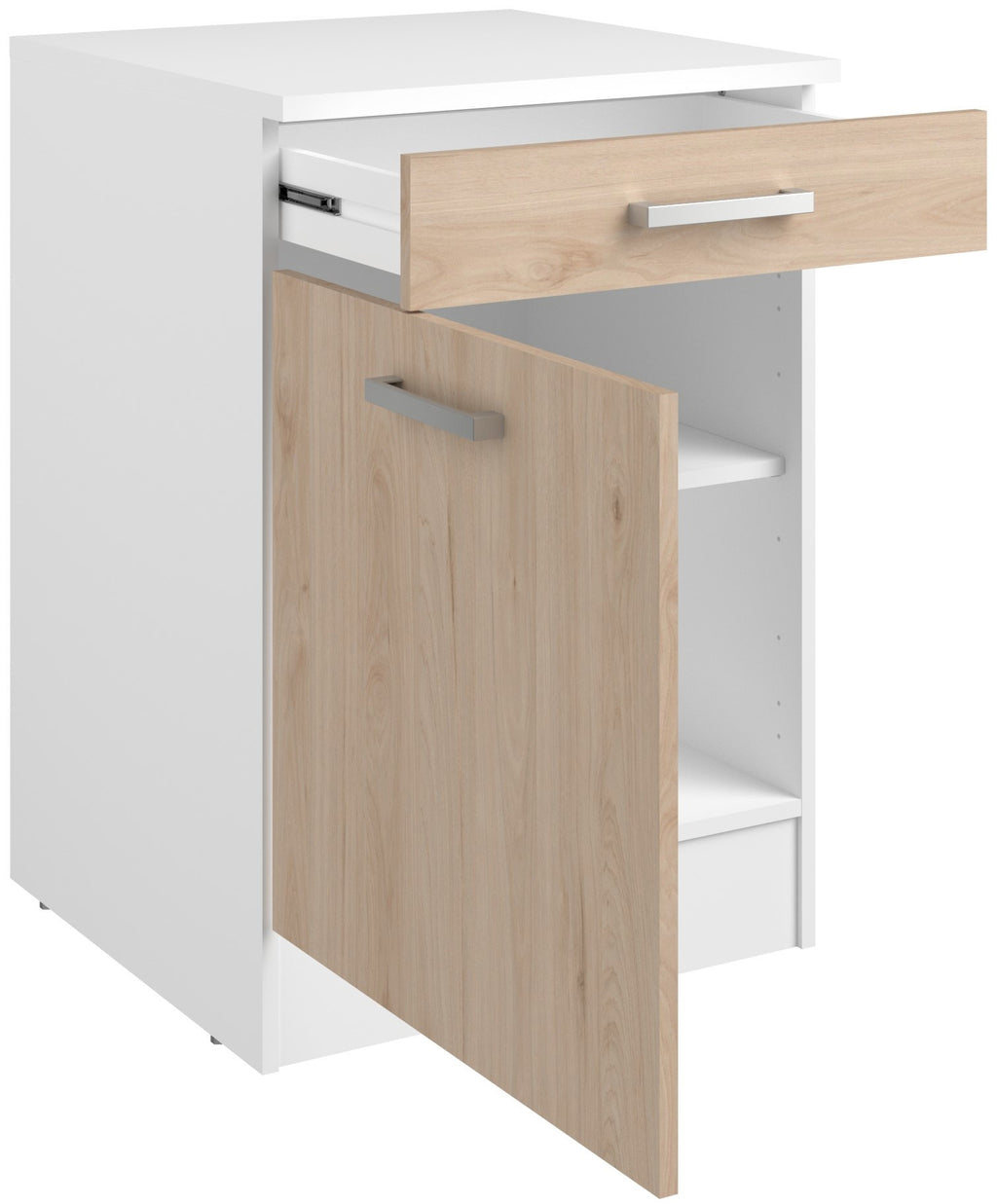 Επιδαπέδιο ντουλάπι Jeden 60 2D-Φυσικό