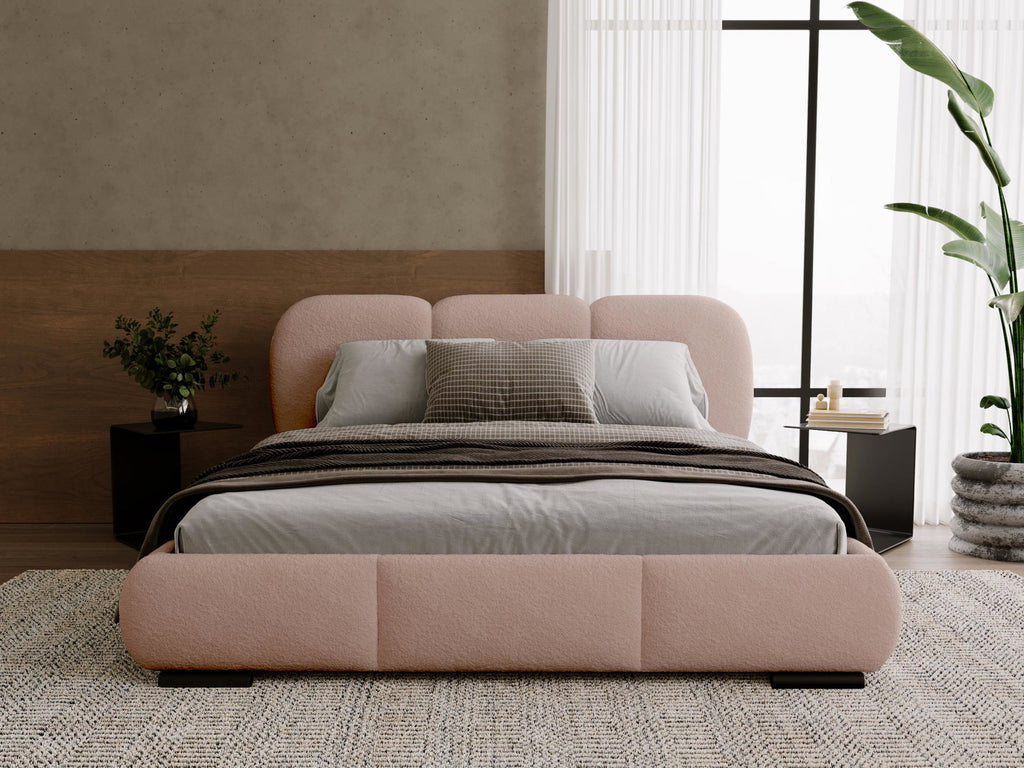Επενδυμένο Κρεβάτι Rosa-Σάπιο μήλο-180 x 200