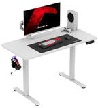 Ηλεκτρικό Γραφείο Gaming Hero 8.1 – Λευκό