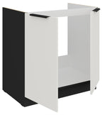 Επιδαπέδιο ντουλάπι νεροχύτη Arianna 80 ZL 2F-Λευκό