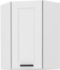 Κρεμαστό ντουλάπι γωνιακό Nelor 60x60 GN 90 1F-Λευκό