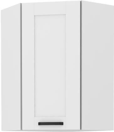 Κρεμαστό ντουλάπι γωνιακό Nelor 60x60 GN 90 1F-Λευκό