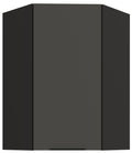Κρεμαστό ντουλάπι γωνιακό Arianna 60x60 GN 90 1F-Γκρι