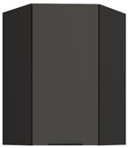 Κρεμαστό ντουλάπι γωνιακό Arianna 60x60 GN 90 1F-Γκρι
