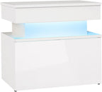 Κομοδίνο Glossa 1S με LED-Leuko Gualistero