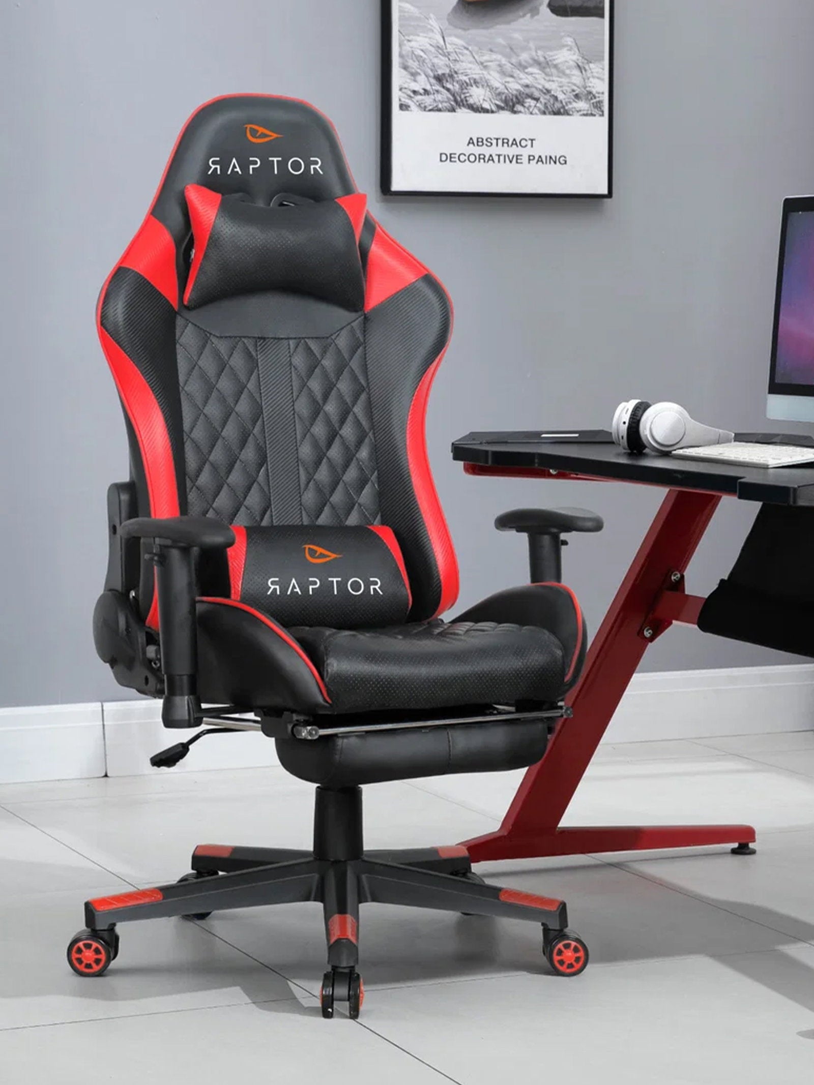 Καρέκλα Gaming Raptor Spectre-Κόκκινο