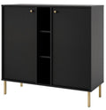 Μπουφές Siera 2F Shelf-Μαύρο