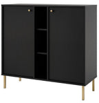 Μπουφές Siera 2F Shelf-Μαύρο