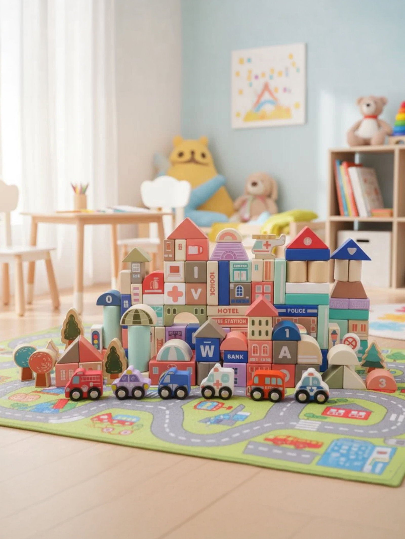 Παιδικό σετ με τουβλάκια Joyland City Blocks