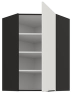 Κρεμαστό ντουλάπι γωνιακό Arianna 60x60 GN 90 1F-Λευκό