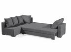 Γωνιακός καναπές Trendy-Δεξιά-265φ 165β εκ.-Γκρι