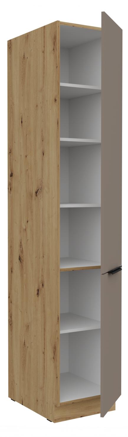 Επιδαπέδιο ντουλάπι Arianna 40 DK 210 2F-Γκρέζ