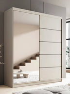 Ντουλάπα Shelvia 180 συρόμενη -Cashmere