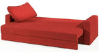 Καναπές Kleio Τριθέσιος-215φ 80β εκ.-Κόκκινο