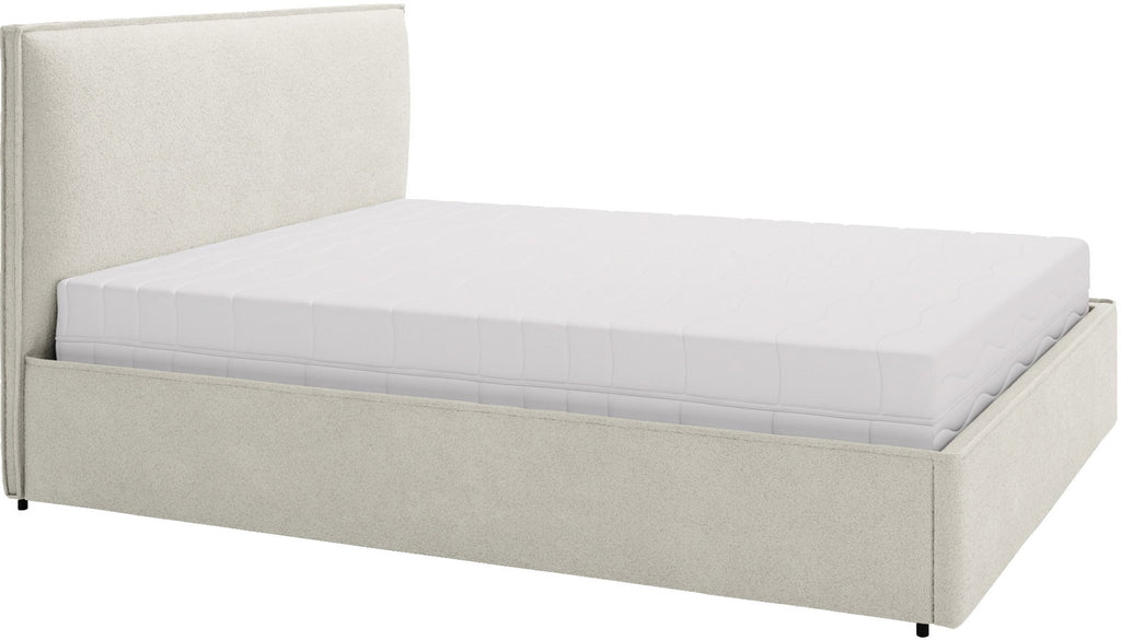 Επενδυμένο Κρεβάτι Bianco Grant-Κρεμ-140 x 200