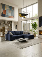 Γωνιακός καναπές Lina plus-Mple Special-265 x 150 εκ.-Αριστερή