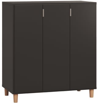Μπουφές Simple ψηλός-Μαύρο