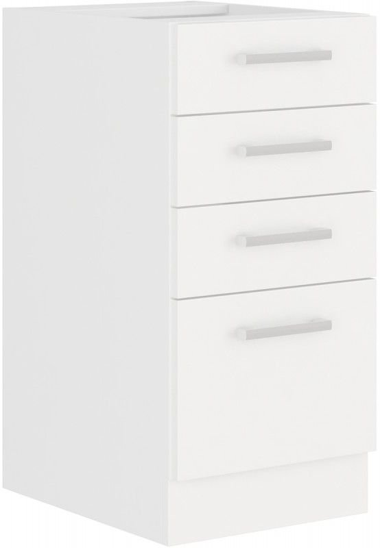 Επιδαπέδιο ντουλάπι Ellore 40D 4S-Leuko