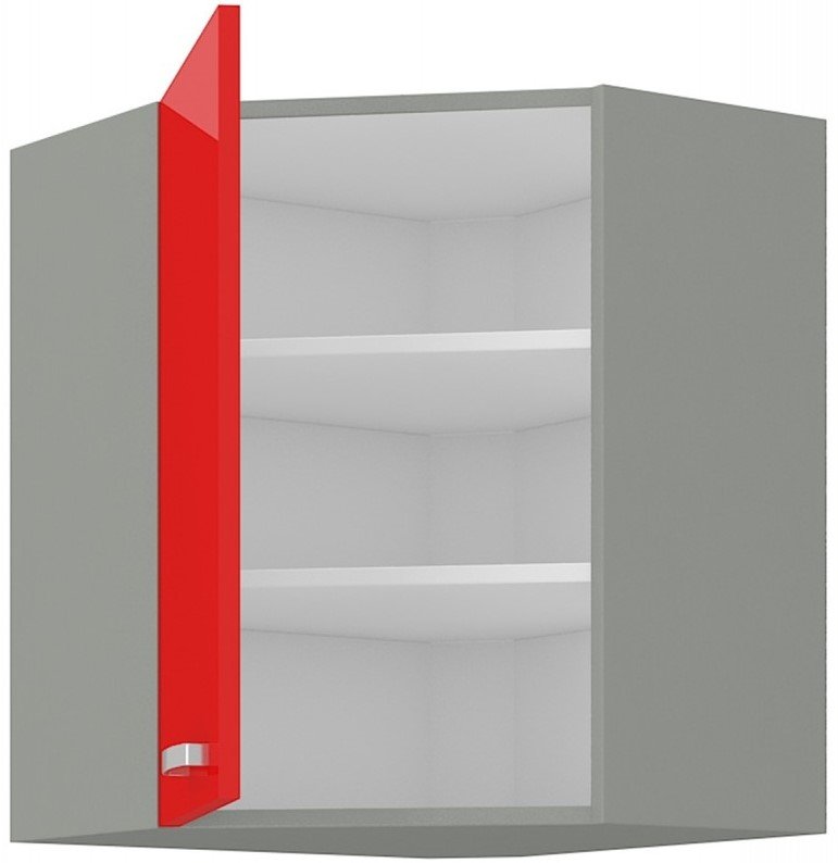 Επίτοιχο γωνιακό ντουλάπι Ingrid 60x60