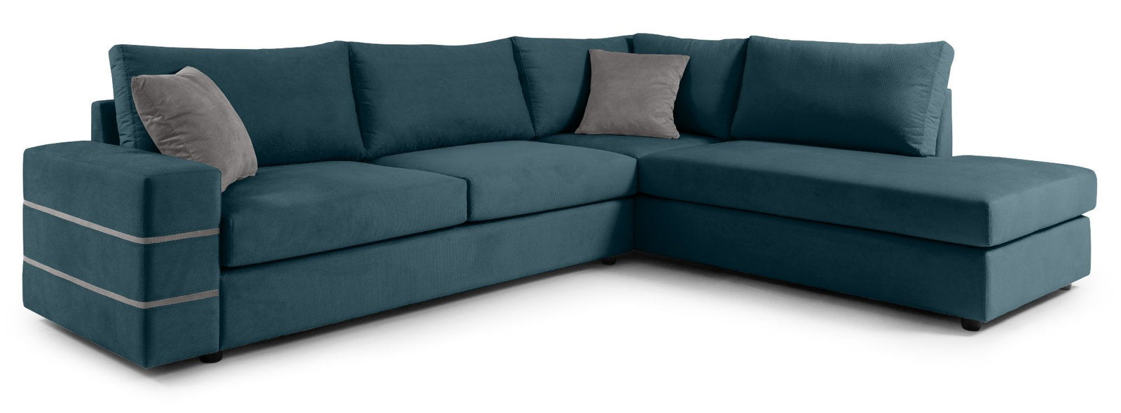 Γωνιακός καναπές Holmes-Petrol-Δεξιά