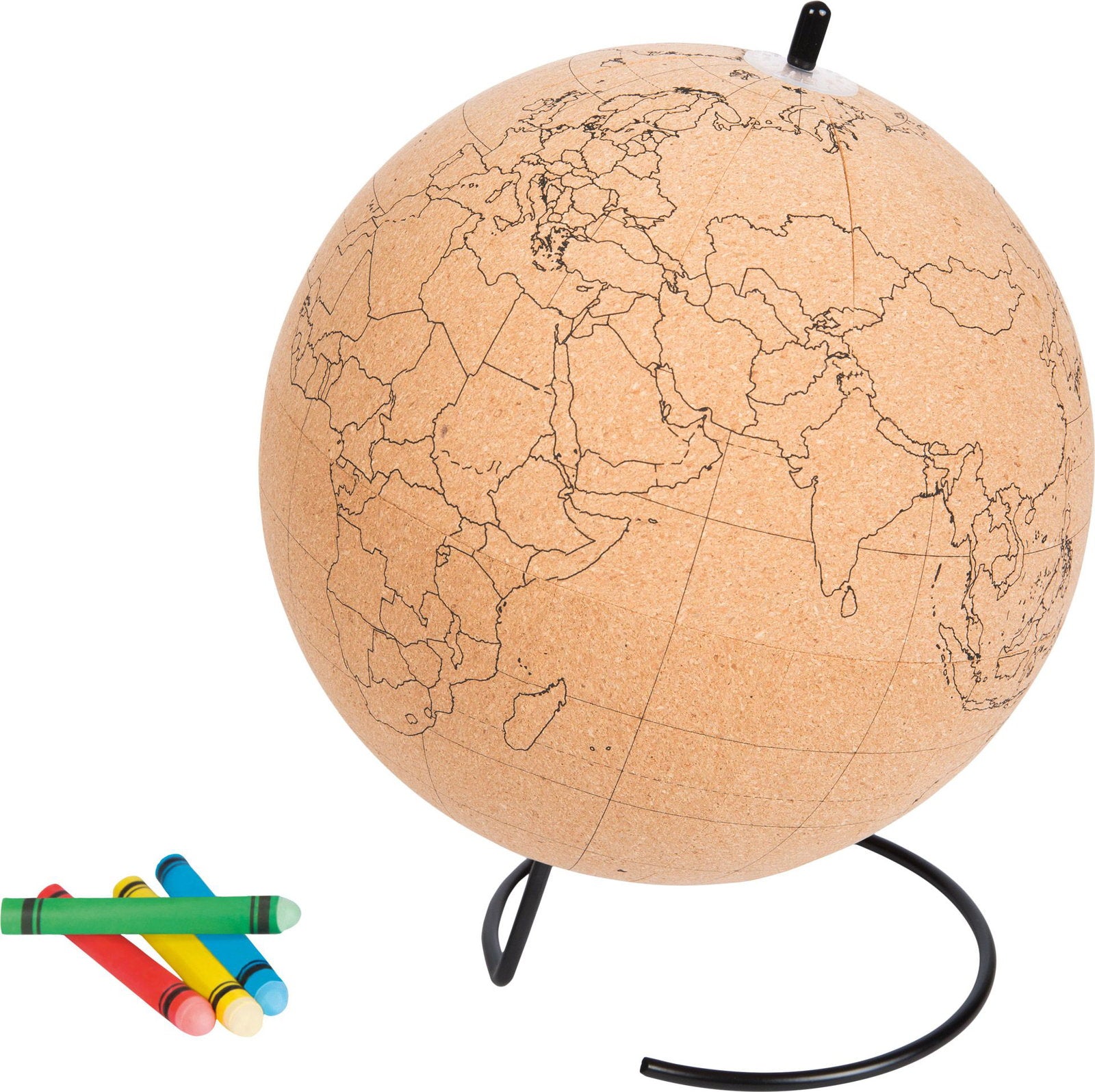 Υδρόγειος σφαίρα Globe για να την χρωματίσεις
