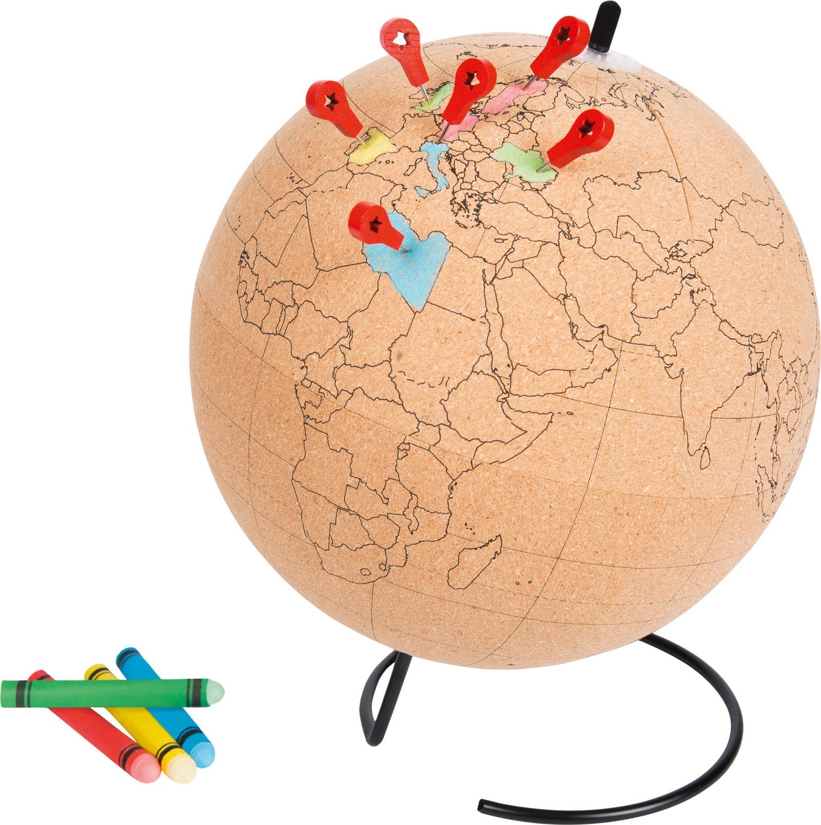 Υδρόγειος σφαίρα Globe για να την χρωματίσεις