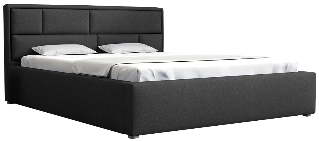 Επενδυμένο κρεβάτι Deco-140 x 200-Anthraki