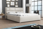 Επενδυμένο κρεβάτι Deco-180 x 200-Ekrou