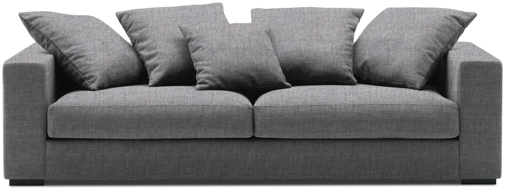 Καναπές Pilo Διθέσιος-140φ 90β εκ.-Γκρι Anoixto