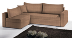 Γωνιακός καναπές Kleio-215φ 160β-MInk