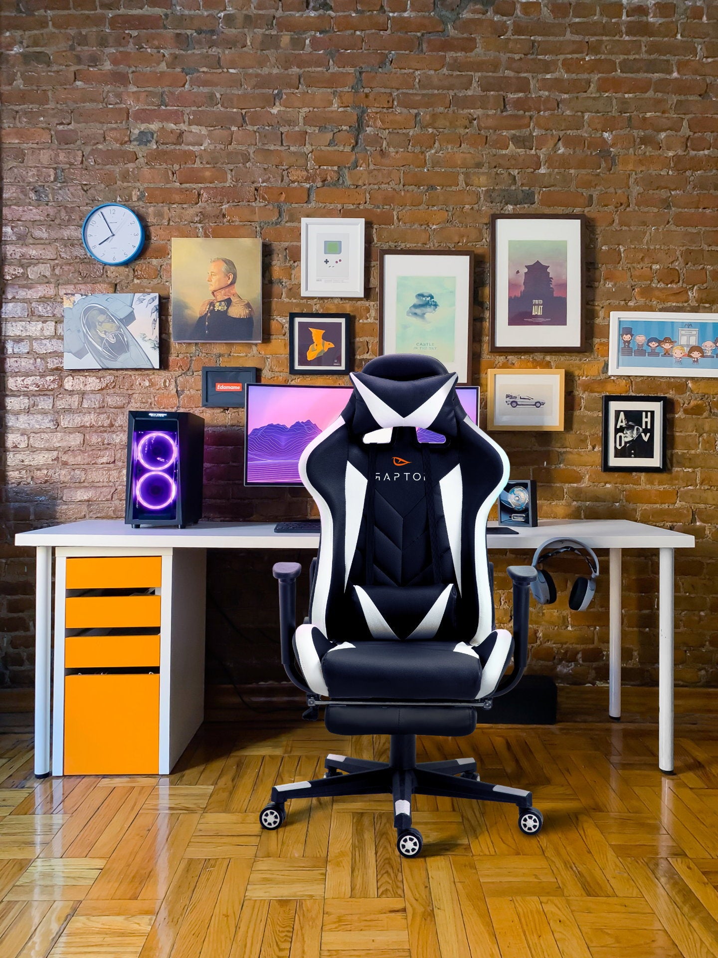Καρέκλα Gaming Raptor Stellar-Λευκό