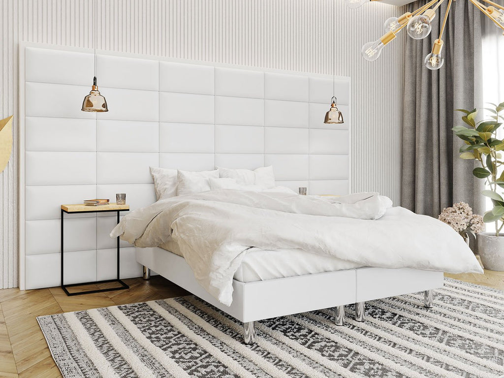 Επενδυμένο κρεβάτι Lux-Baza-Leuko-200 x 140 x 30